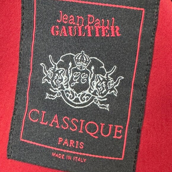 Jean Paul Gaultier Classique Open Armpit Blazer Red Jacket Size 8 - Picture 5 of 7